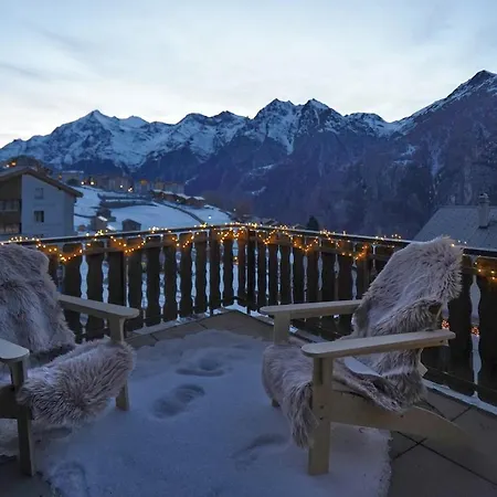 Apartamento 3-room With Mountain Views Grächen
