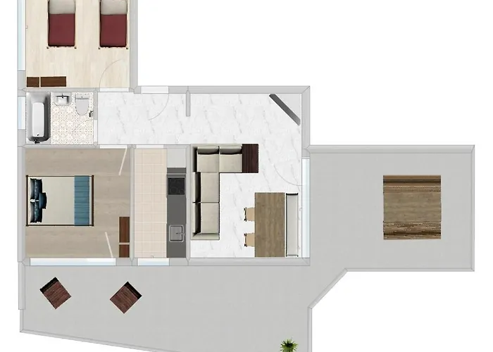 Appartamento 3-room With Mountain Views