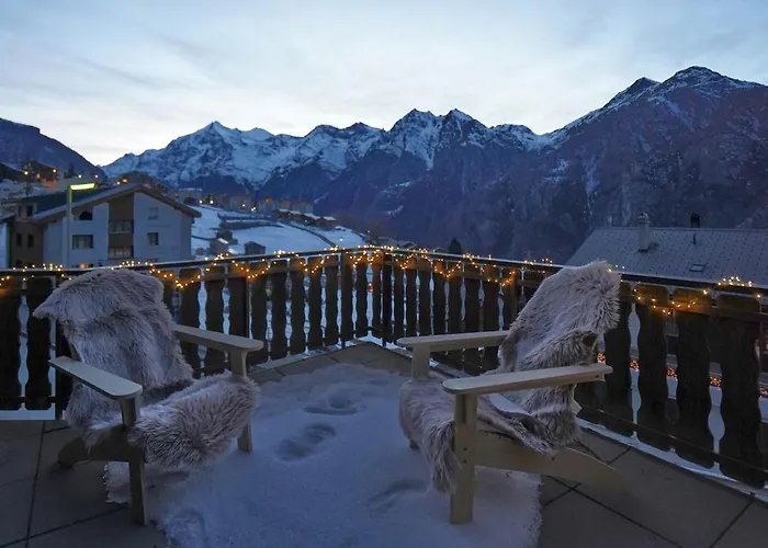 Appartamento 3-room With Mountain Views Grächen